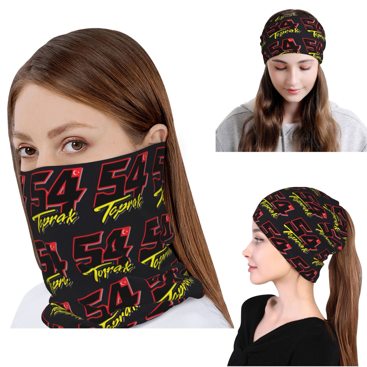 Knit Beanie Hat Warm - Toprak Razgatlioglu 54 Bandana Komin na